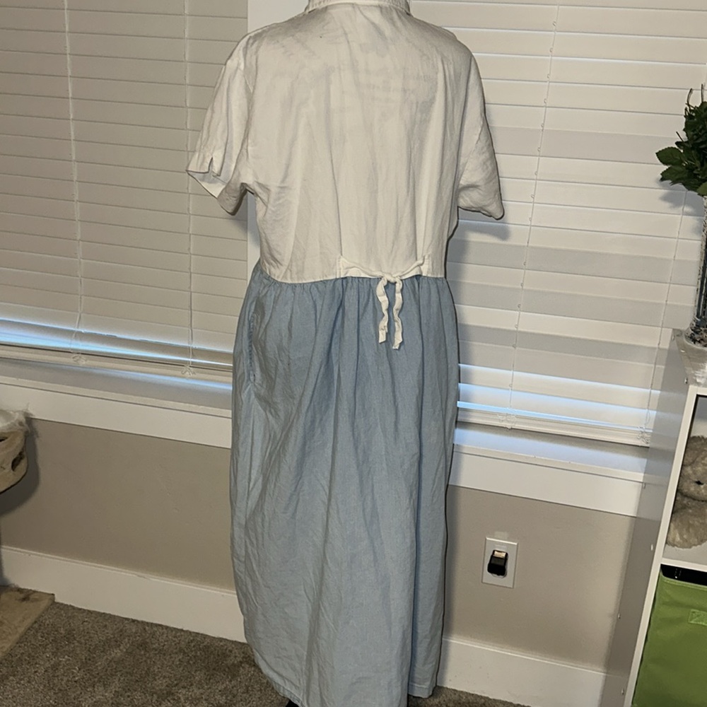 Vintage Winnie The Pooh Denim Disney Store Dress - image 6